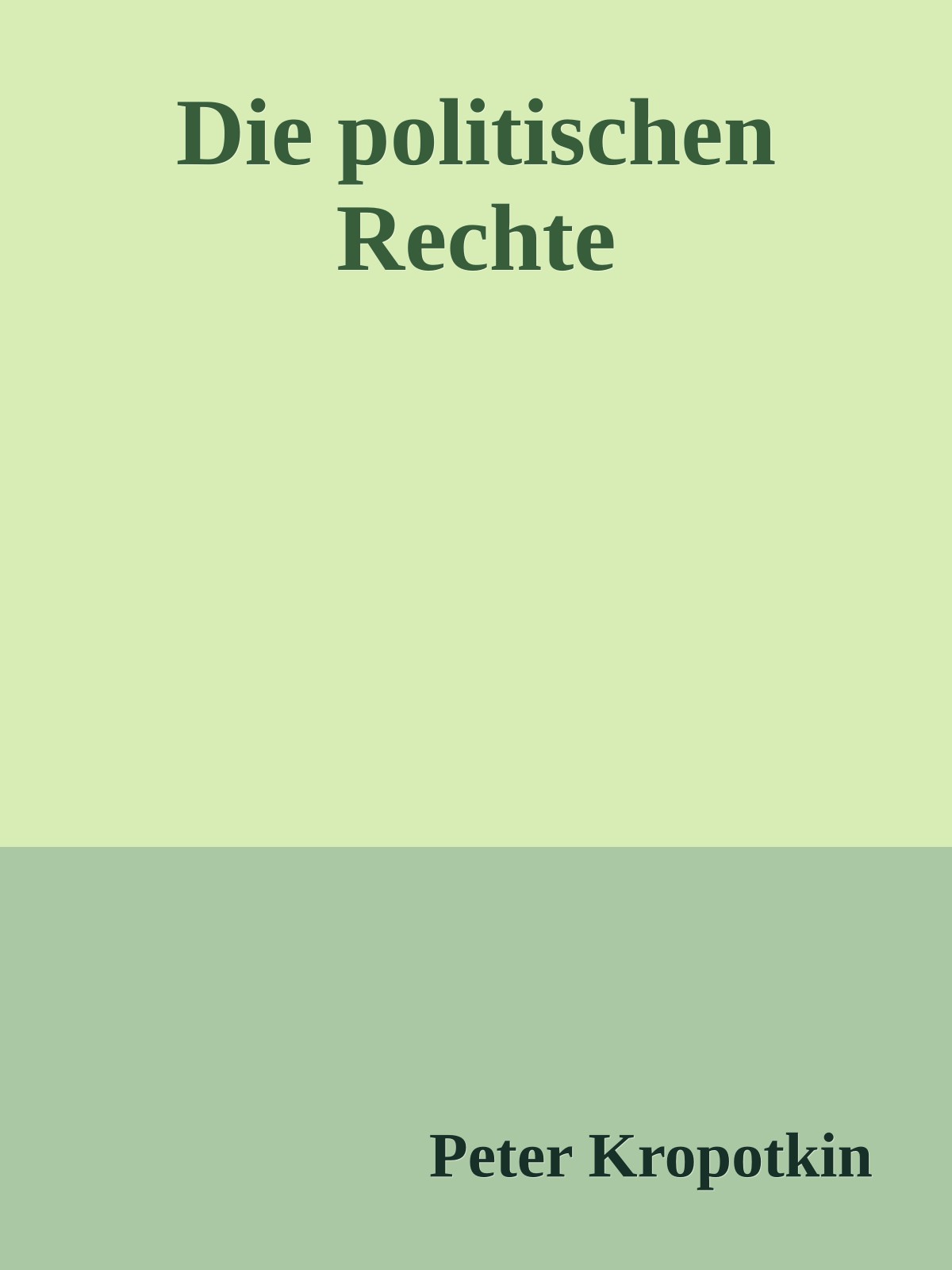 Die politischen Rechte