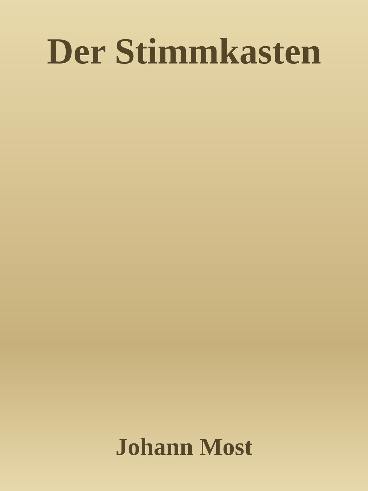Der Stimmkasten