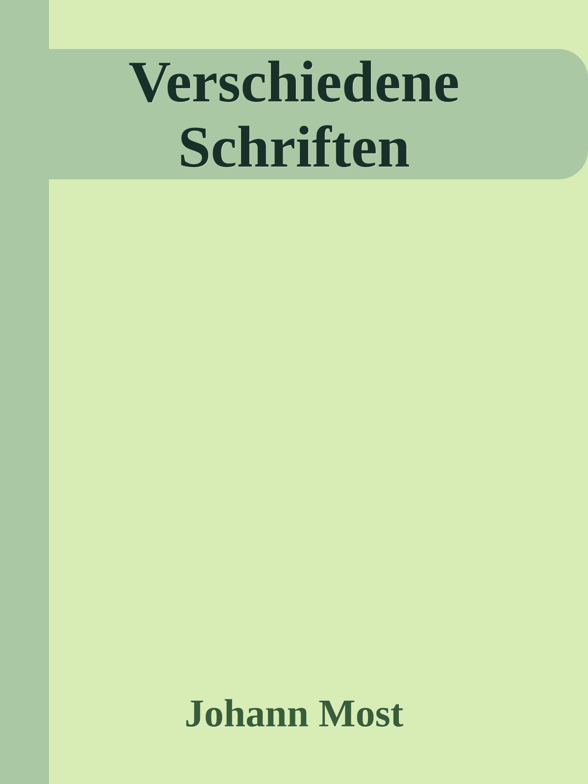 Verschiedene Schriften