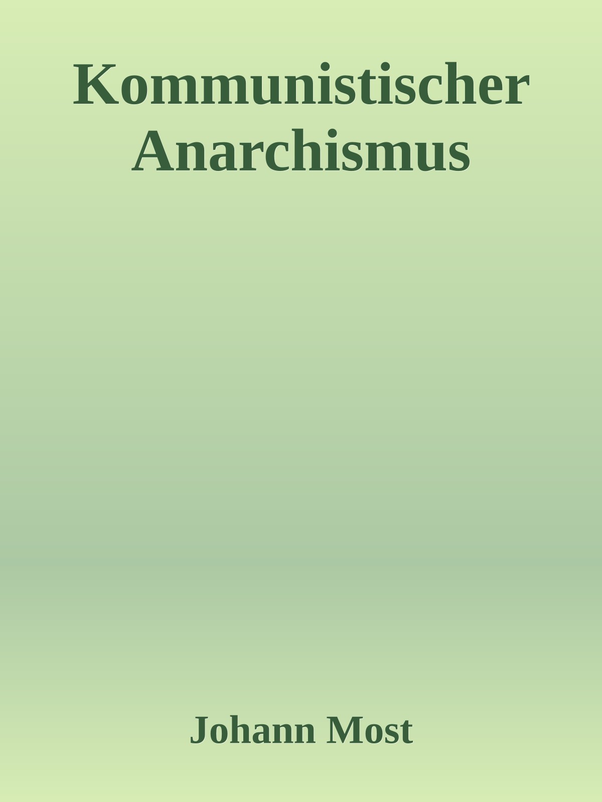 Kommunistischer Anarchismus