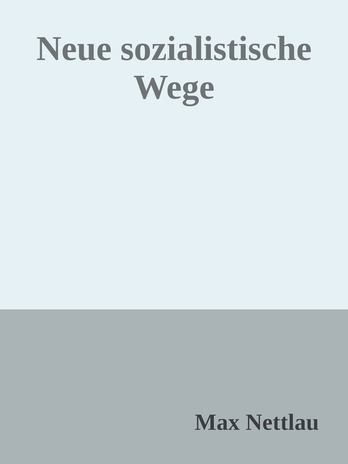 Neue sozialistische Wege